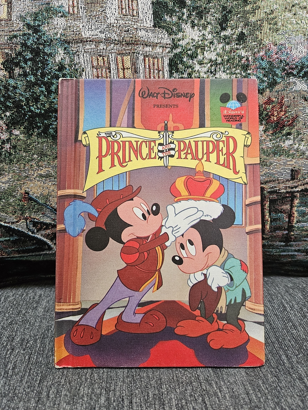 Walt Disney The Prince and the Pauper Matte Hardcover Book